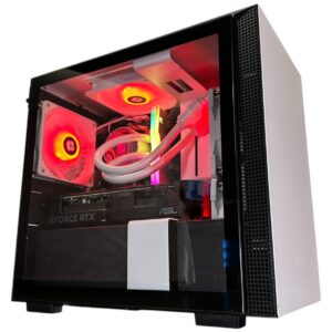 Compact Brand New 8-Core High-End Gaming PC Ryzen 7 5700x (Similar to i9-11900K), RTX 4070 Super Options, 32GB 3600mhz DDR4 Ram, 2TB NVME SSD, WIFI + BT