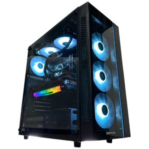 1440p High-End Value Gaming PC, 8-Core, Ryzen 7 7700, RX 9070 XT 16GB, 32GB 6000mhz DDR5 Ram, 1TB NVME SSD